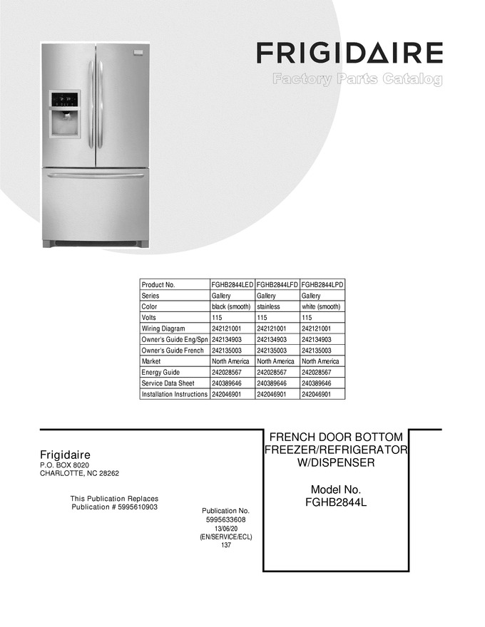 Diagram for FGHB2844LFD