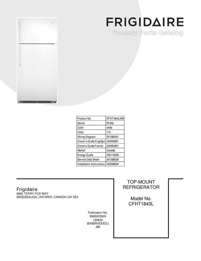 Diagram for CFHT1843LW8