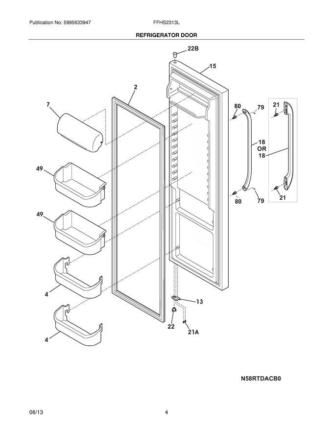 Diagram for FFHS2313LSB