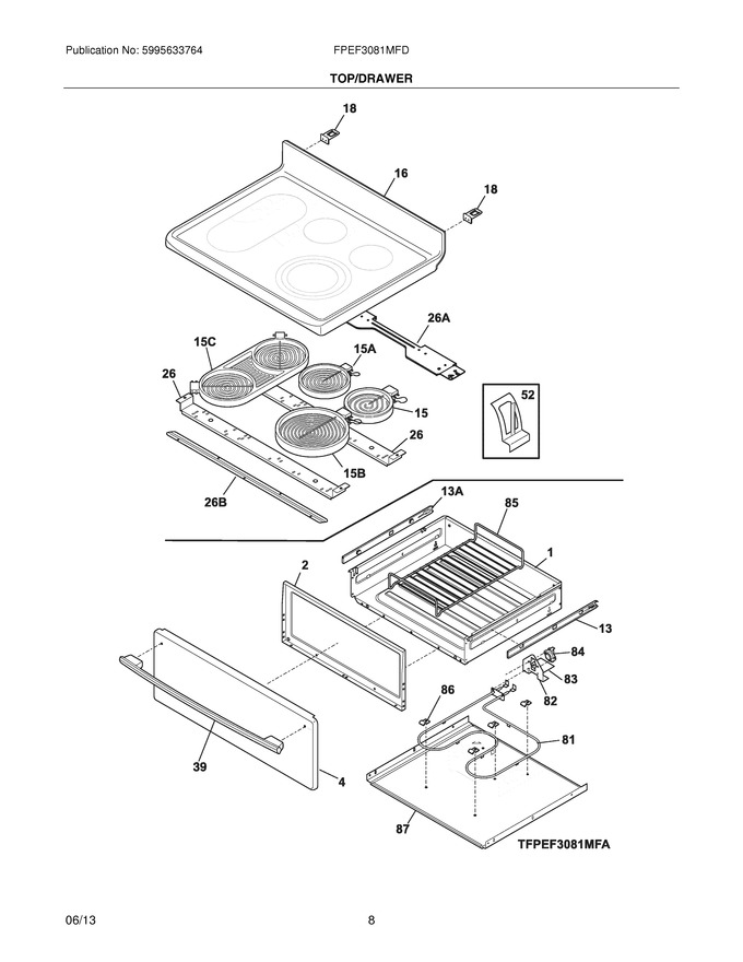 Diagram for FPEF3081MFD