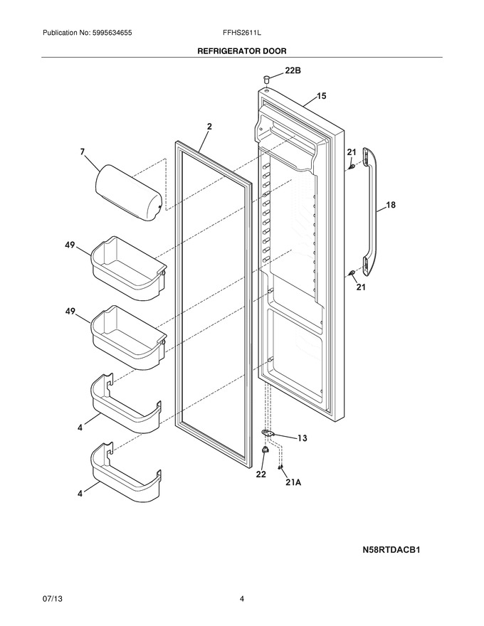 Diagram for FFHS2611LBB