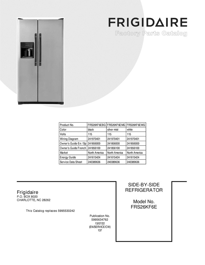 Diagram for FRS26KF6EBG