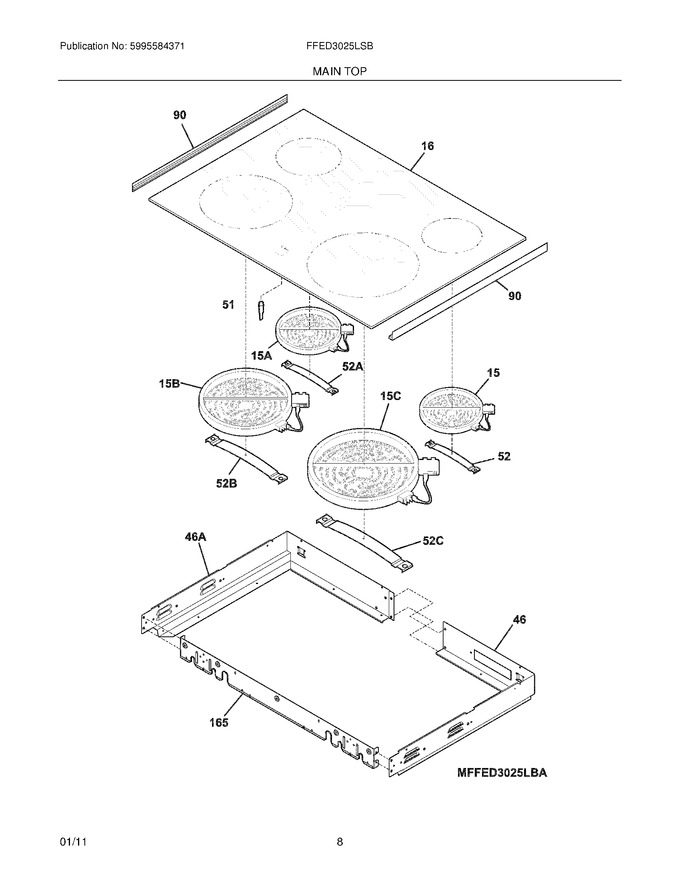 Diagram for FFED3025LSB