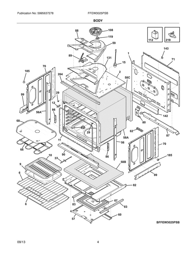 Diagram for FFEW3025PSB