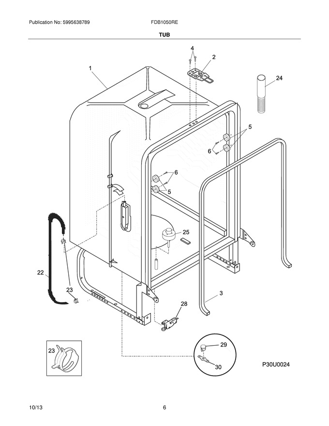 Diagram for FDB1050REQ5