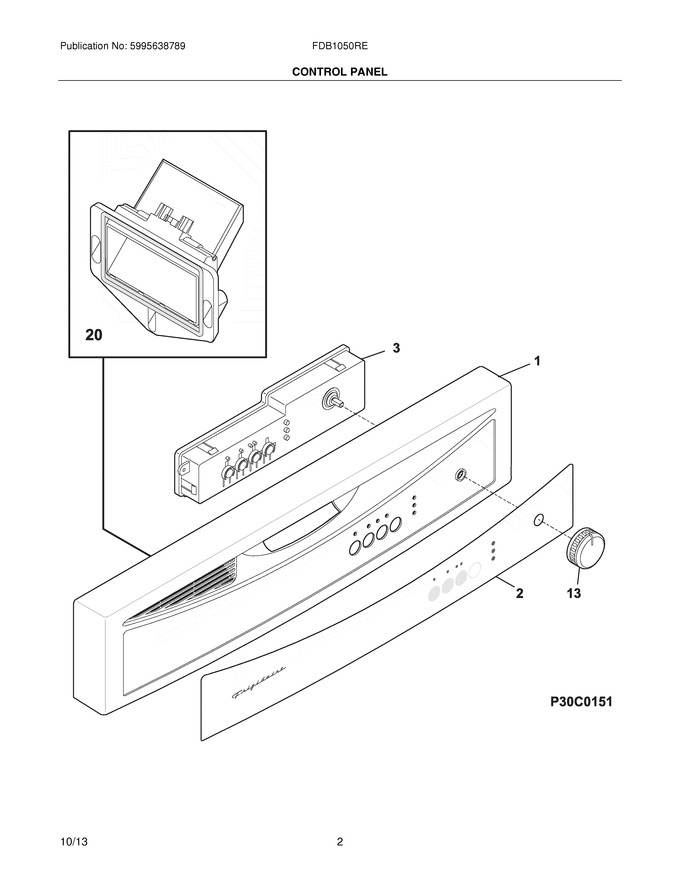 Diagram for FDB1050REQ5