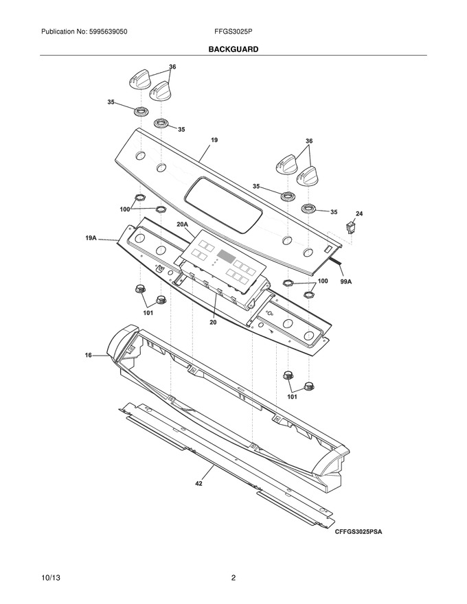 Diagram for FFGS3025PBA