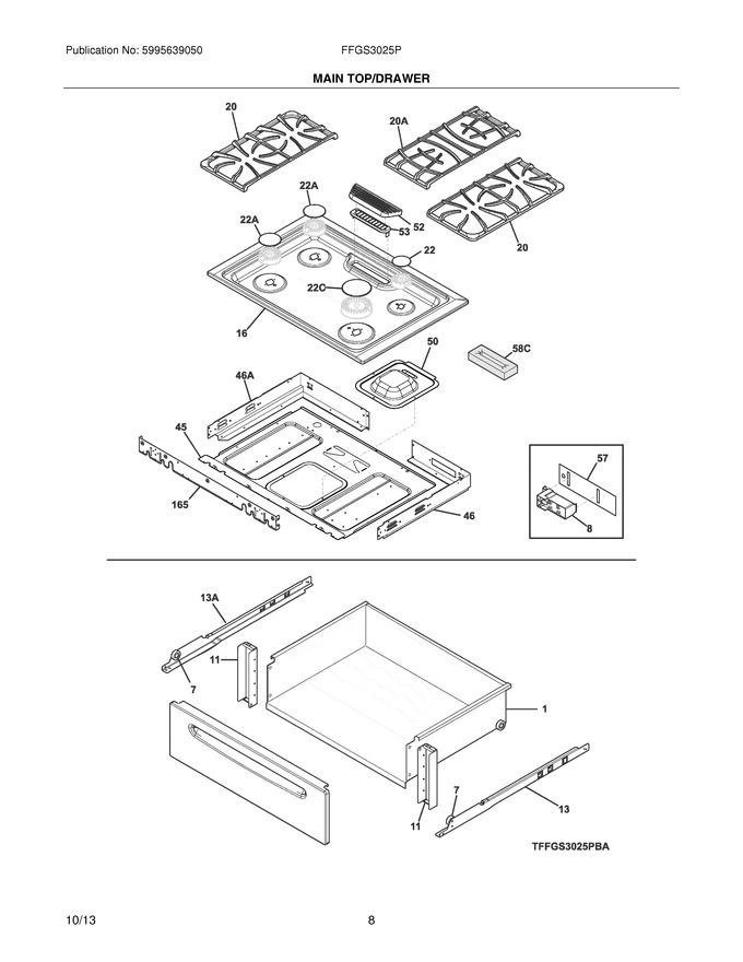 Diagram for FFGS3025PBA