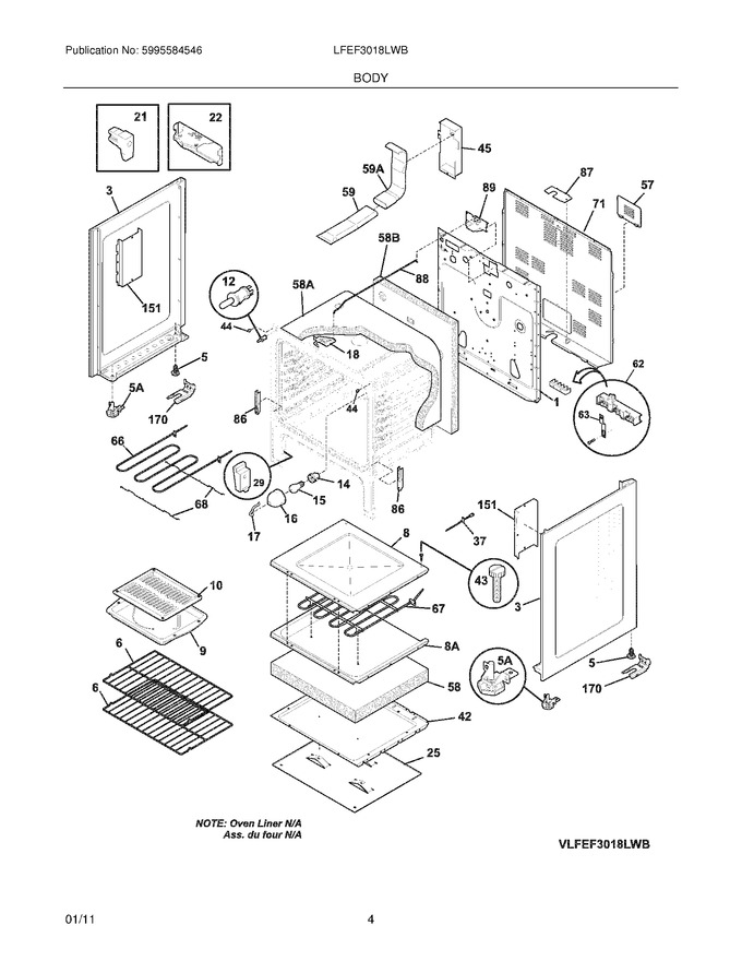 Diagram for LFEF3018LWB