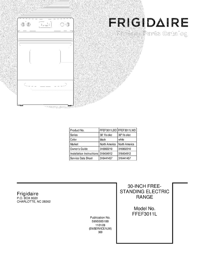 Diagram for FFEF3011LWD