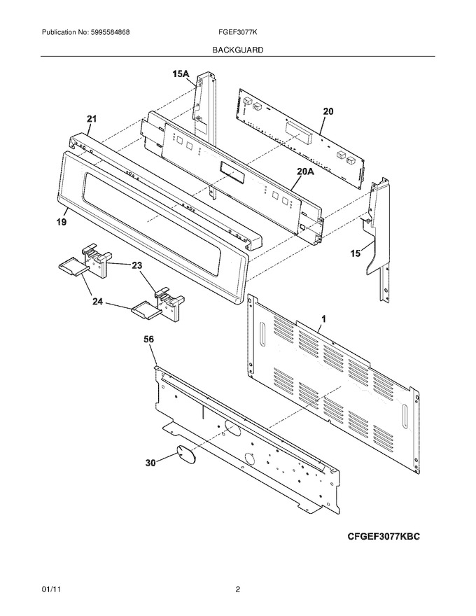 Diagram for FGEF3077KWD