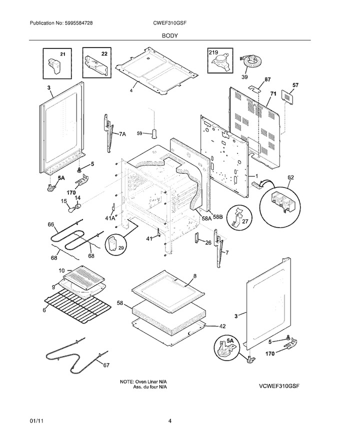 Diagram for CWEF310GSF