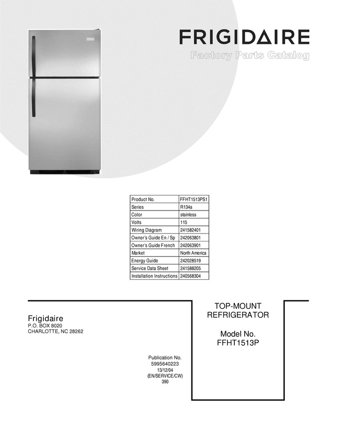 Diagram for FFHT1513PS1