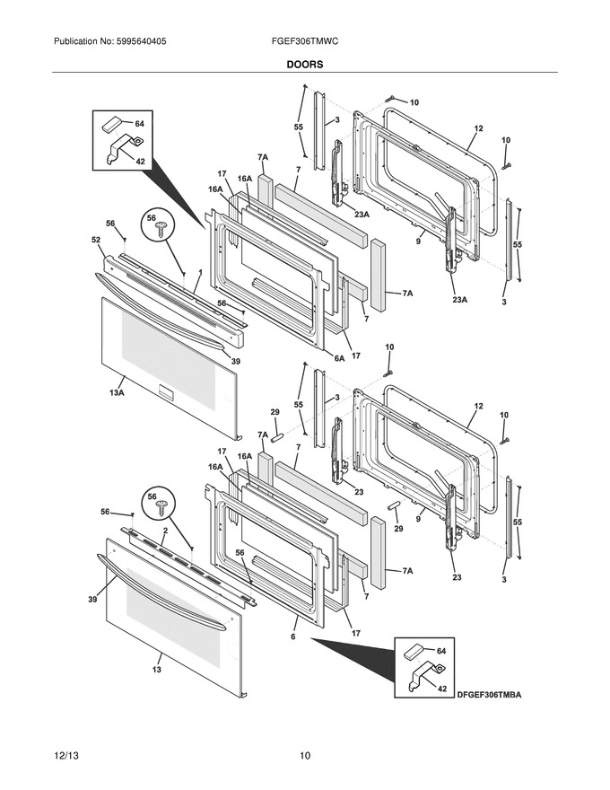 Diagram for FGEF306TMWC