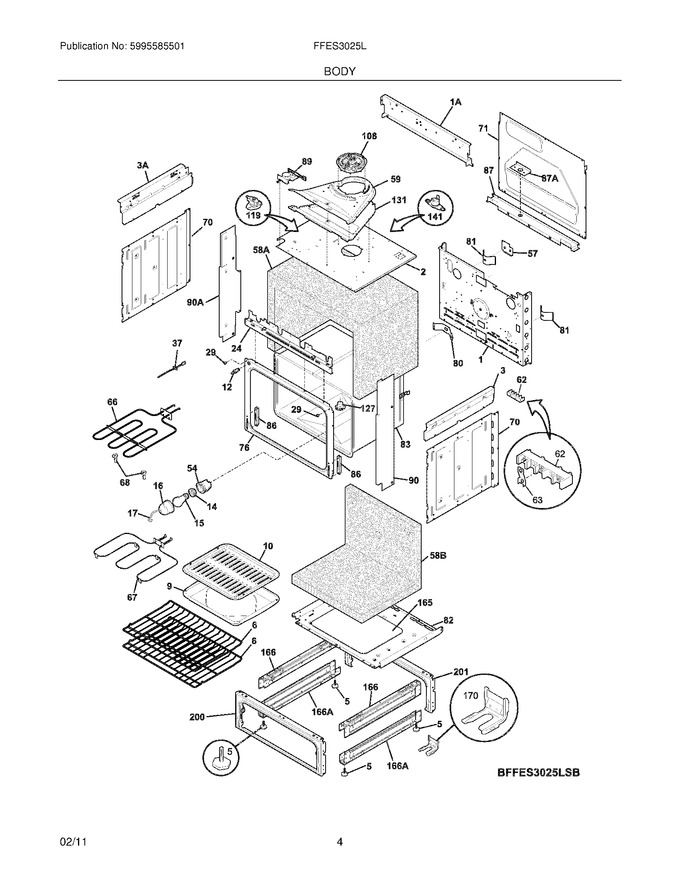 Diagram for FFES3025LWB