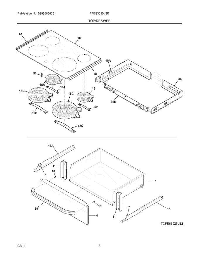 Diagram for FFES3025LSB