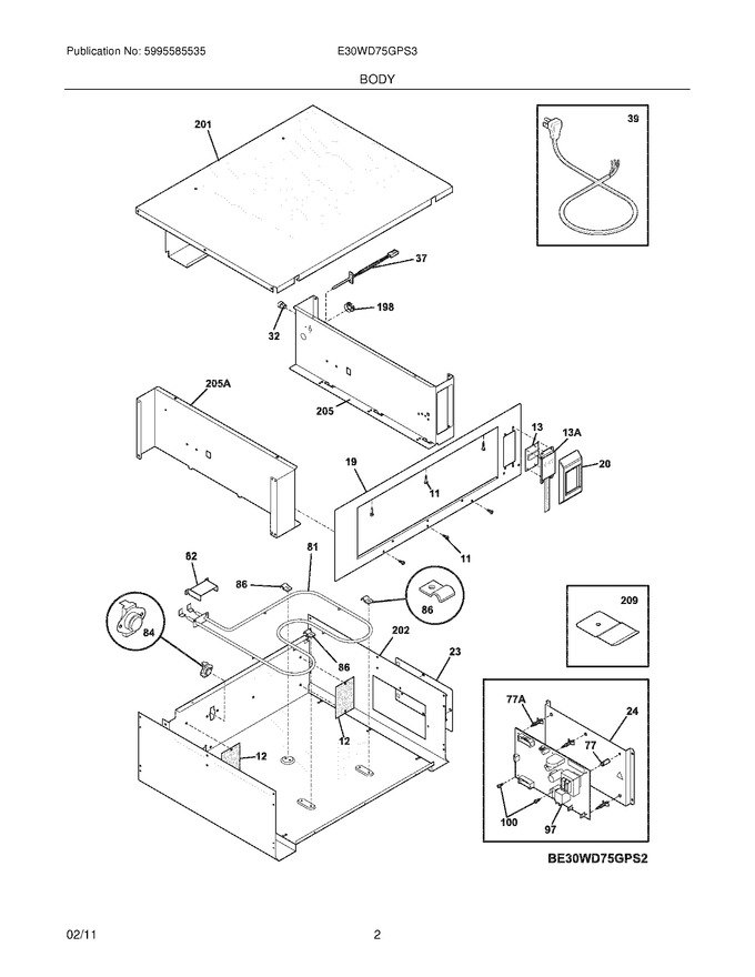 Diagram for E30WD75GPS3