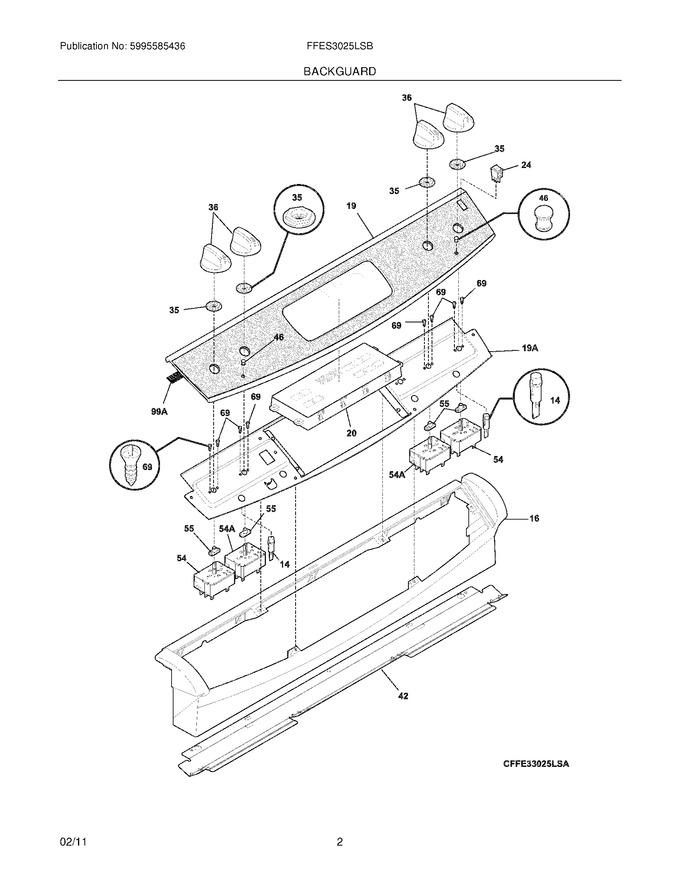 Diagram for FFES3025LSB