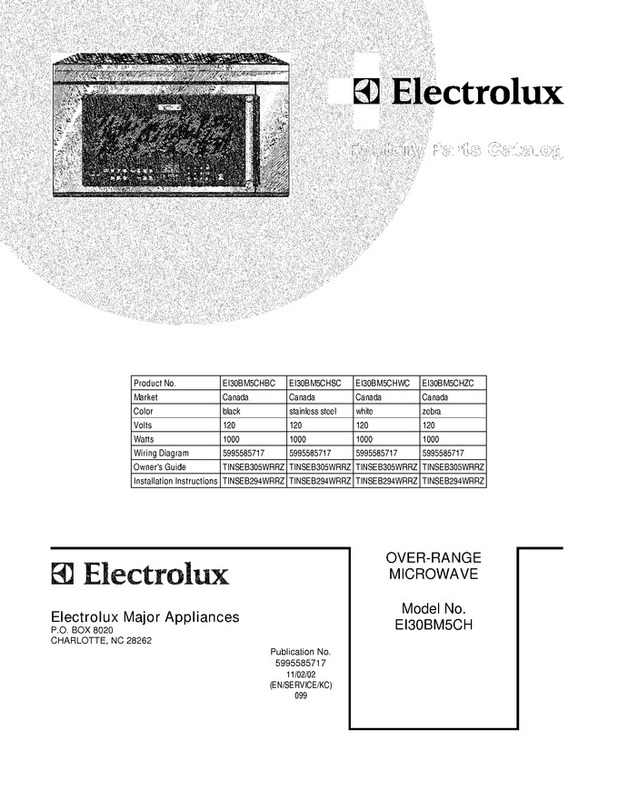 Diagram for EI30BM5CHWC