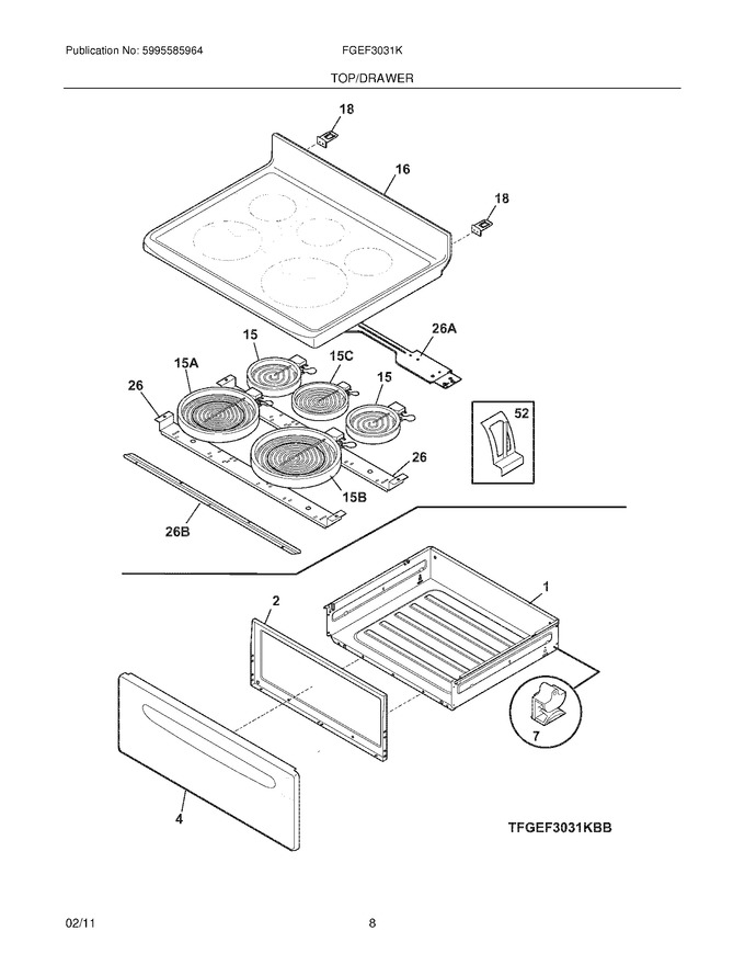 Diagram for FGEF3031KWD