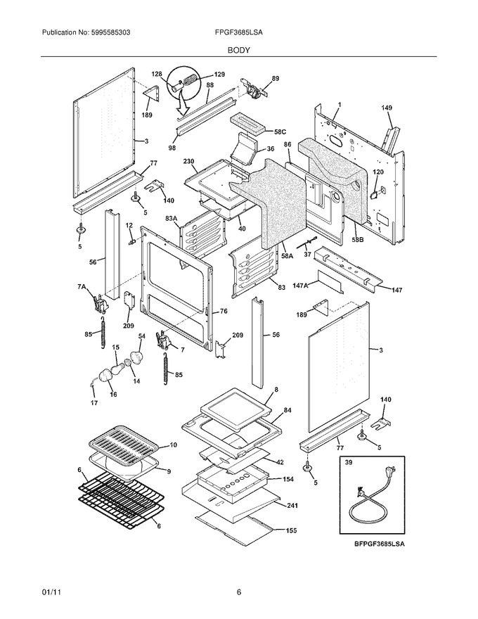 Diagram for FPGF3685LSA