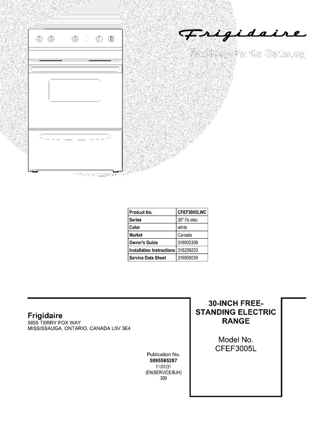 Diagram for CFEF3005LWC