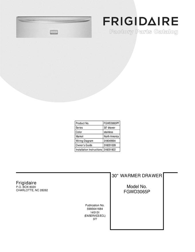 Diagram for FGWD3065PF