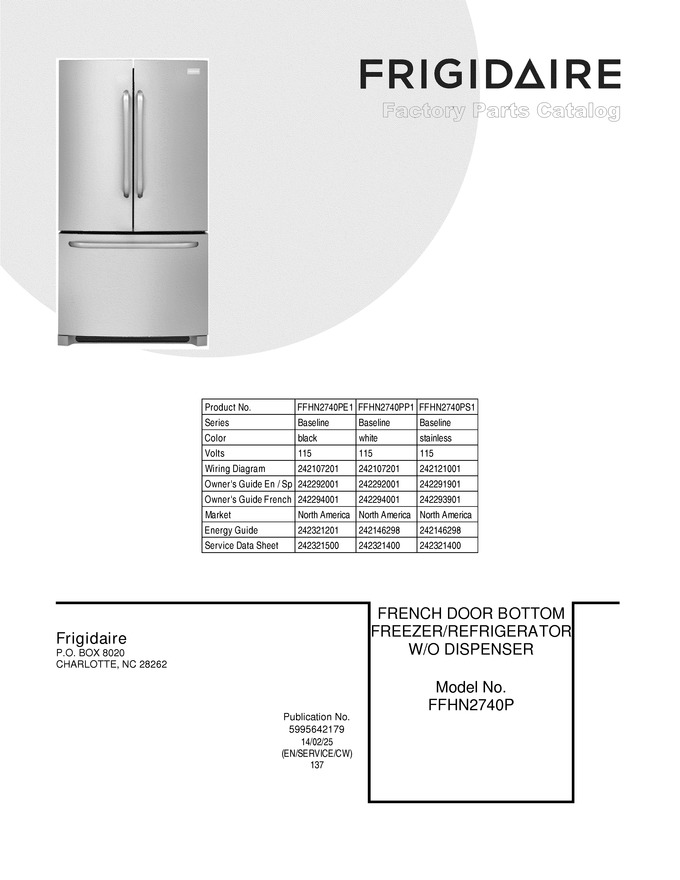 Diagram for FFHN2740PS1