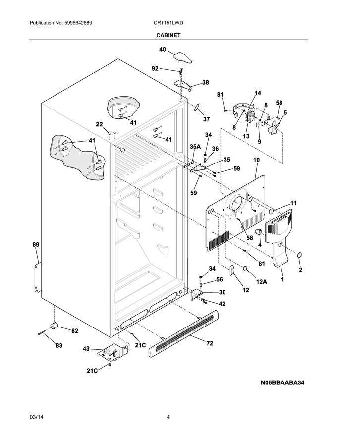 Diagram for CRT151LWD