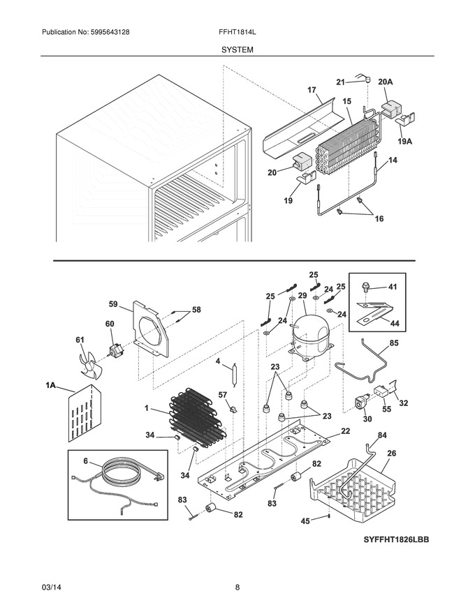 Diagram for FFHT1814LBA