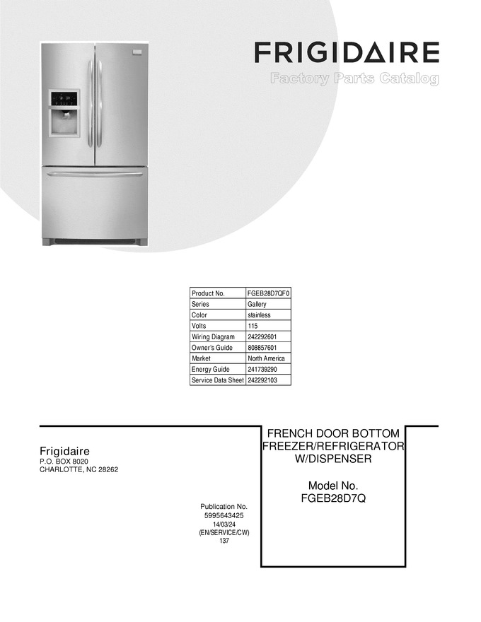 Diagram for FGEB28D7QF0