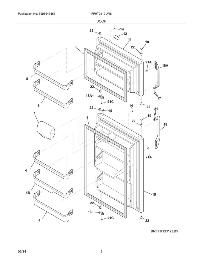 Diagram for FFHT2117LW8