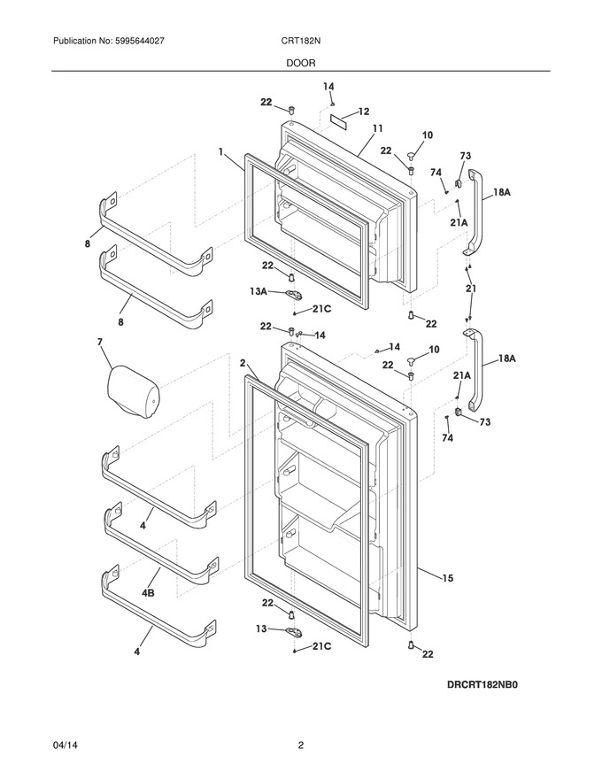 Diagram for CRT182NW8