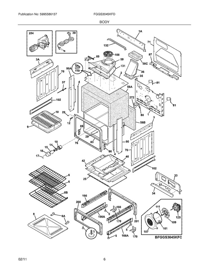 Diagram for FGGS3045KFD