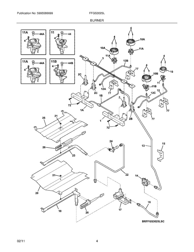 Diagram for FFGS3025LWD