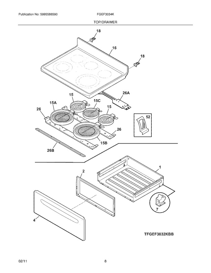 Diagram for FGEF3034KBD