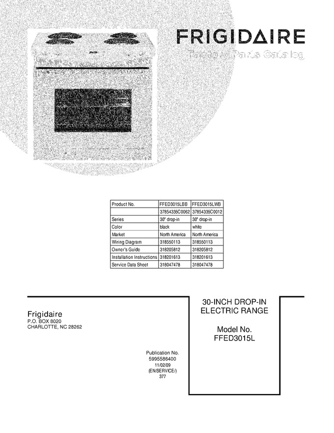 Diagram for FFED3015LBB