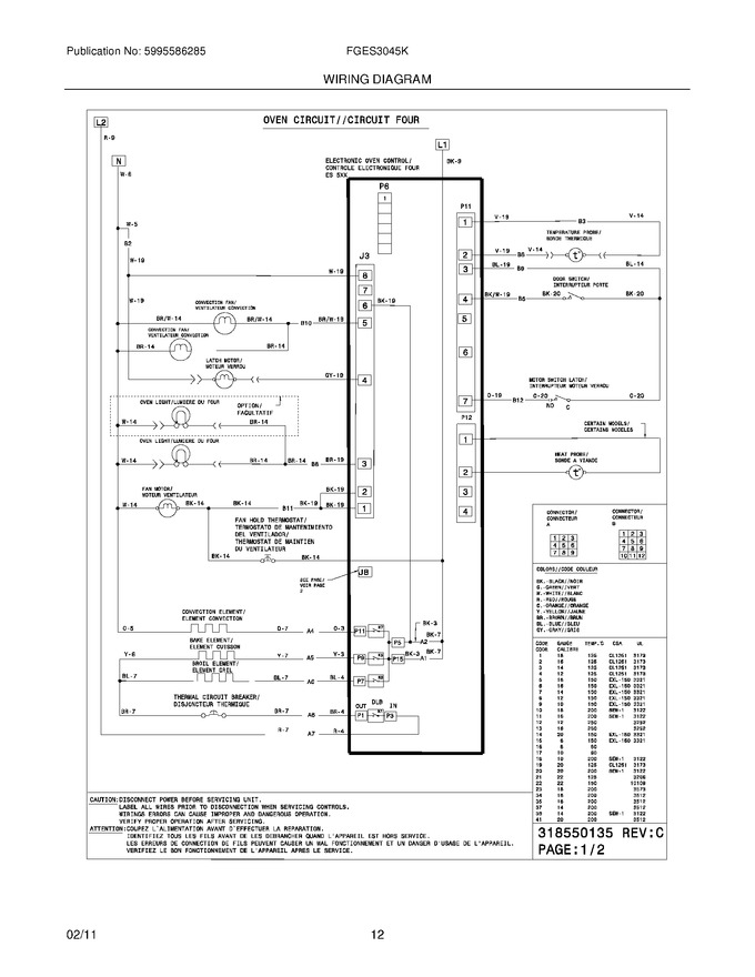 Diagram for FGES3045KBC