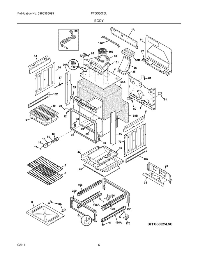 Diagram for FFGS3025LBD