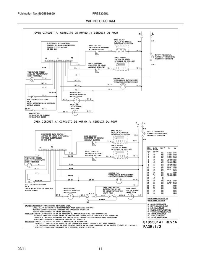 Diagram for FFGS3025LBD