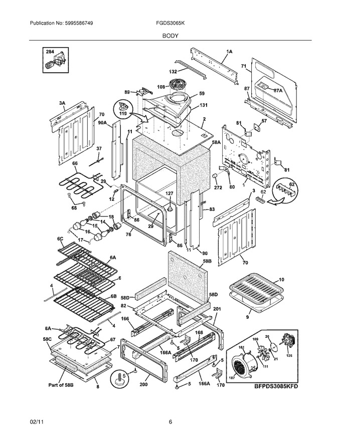 Diagram for FGDS3065KBE