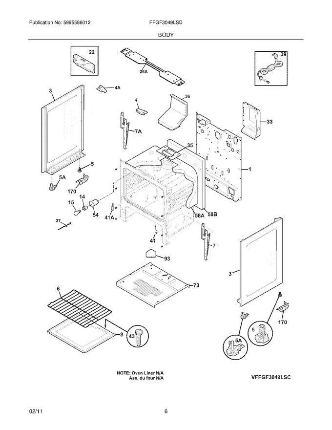 Diagram for FFGF3049LSD