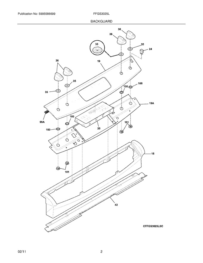 Diagram for FFGS3025LWD