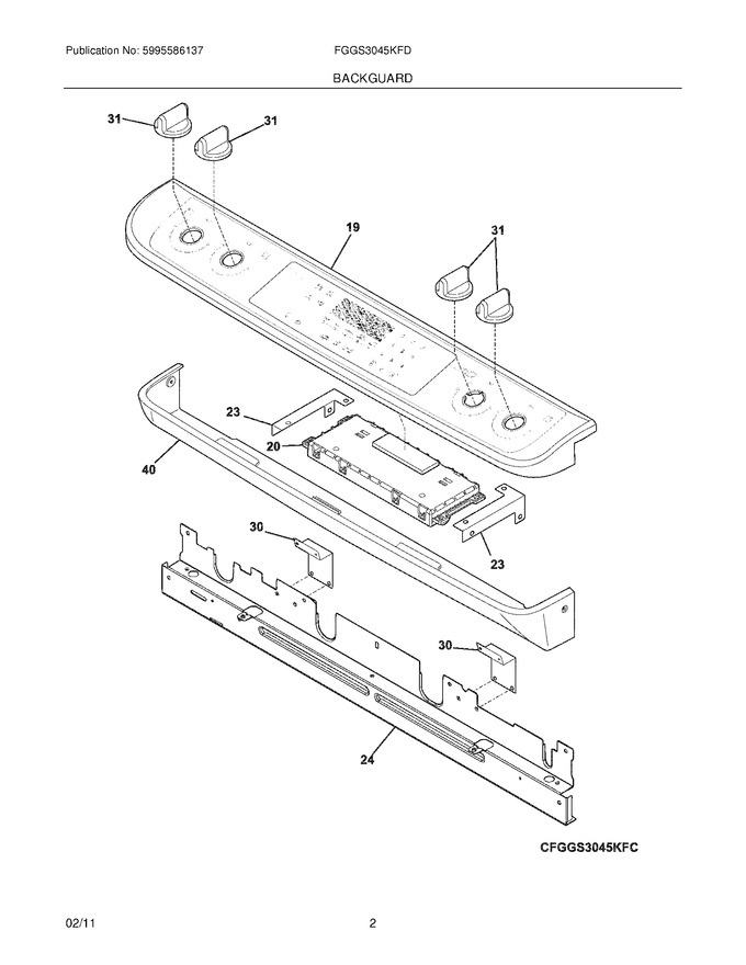 Diagram for FGGS3045KFD