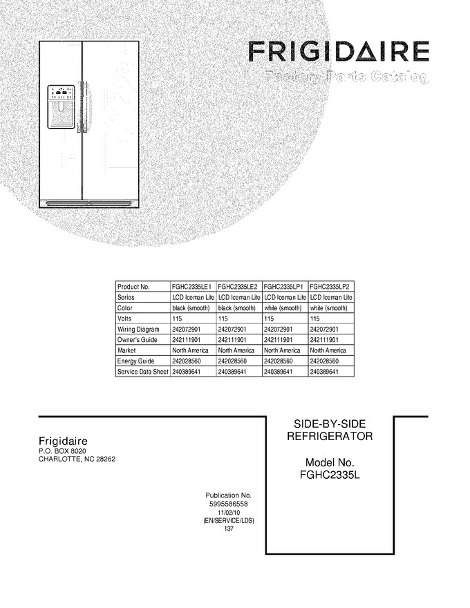 Diagram for FGHC2335LP2