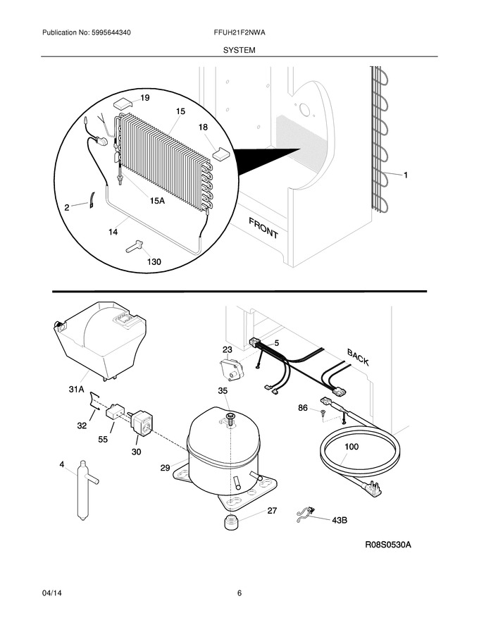 Diagram for FFUH21F2NWA