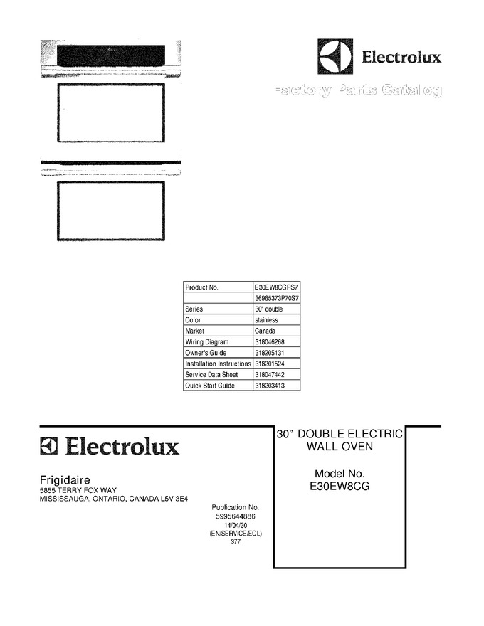 Diagram for E30EW8CGPS7