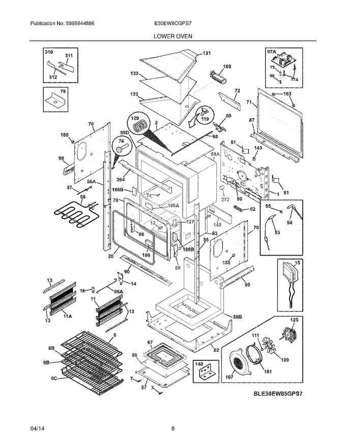 Diagram for E30EW8CGPS7