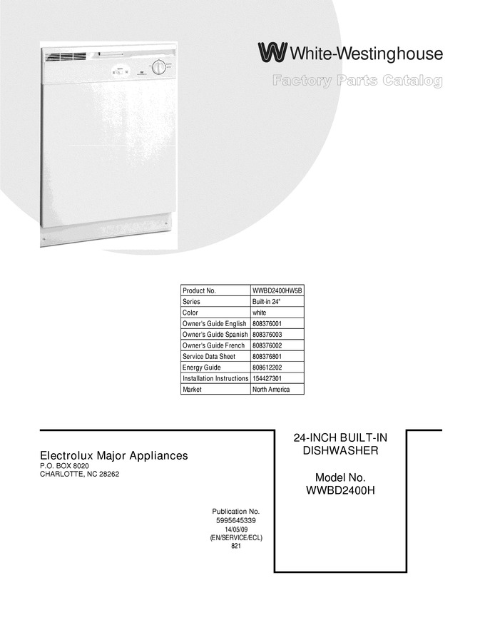 Diagram for WWBD2400HW5B