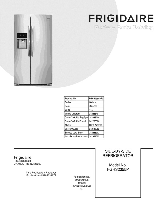 Diagram for FGHS2355PF2